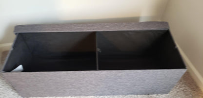 Folding Storage Ottoman Bench - HWLEXTRA