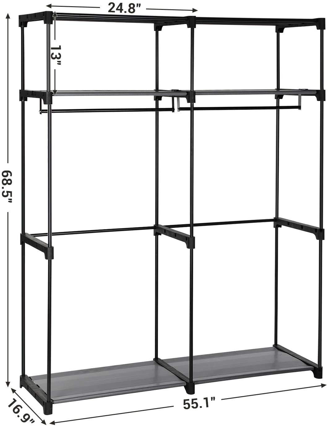 Portable Closet Storage Organizer - HWLEXTRA