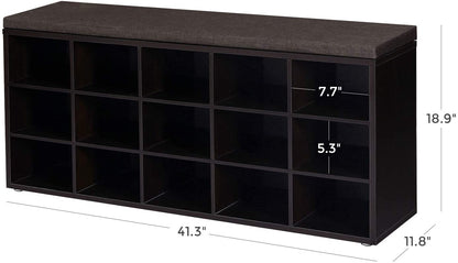 15 Cubes Shoe Bench - HWLEXTRA