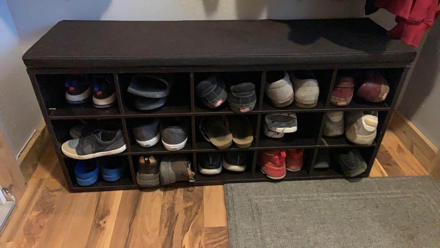 15 Cubes Shoe Bench - HWLEXTRA