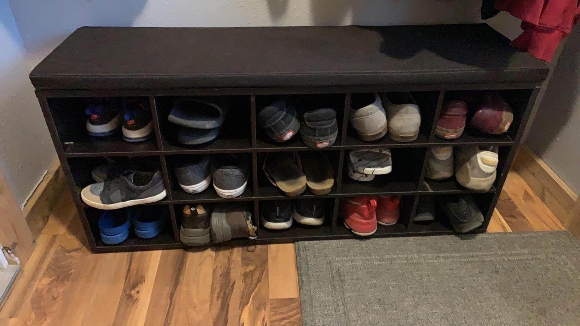 15 Cubes Shoe Bench - HWLEXTRA