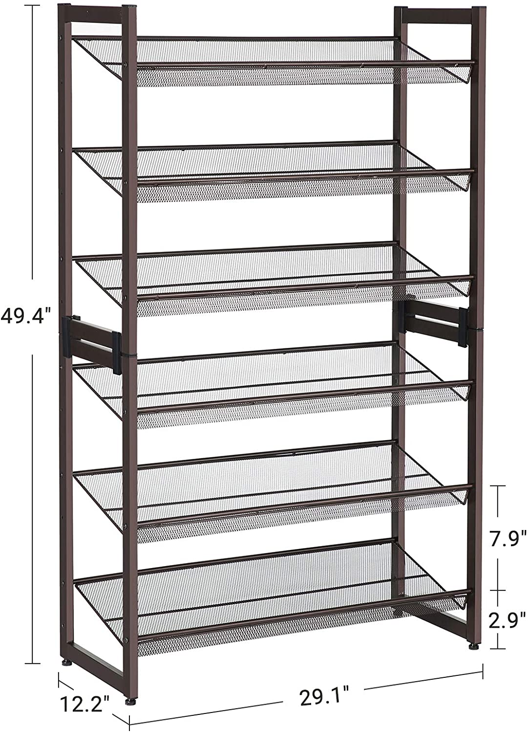 Slant Adjustable Shoe Organizer - HWLEXTRA