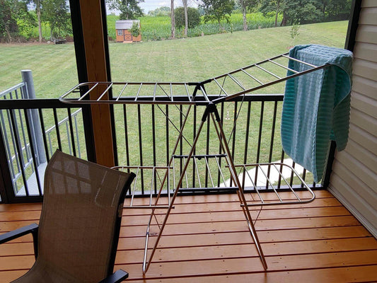 Clothes Drying Rack with Adjustable Shelves - HWLEXTRA