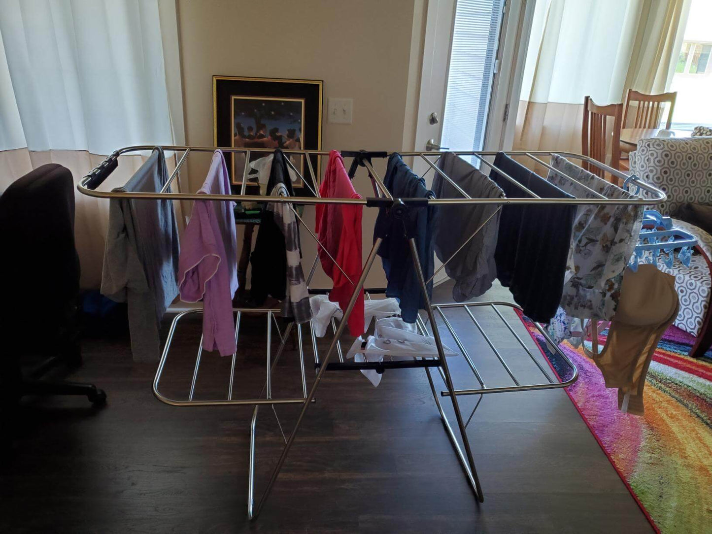 Clothes Drying Rack with Adjustable Shelves - HWLEXTRA