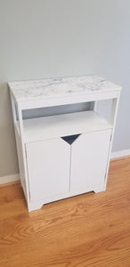 Marble Like Countertop Cabinet - HWLEXTRA