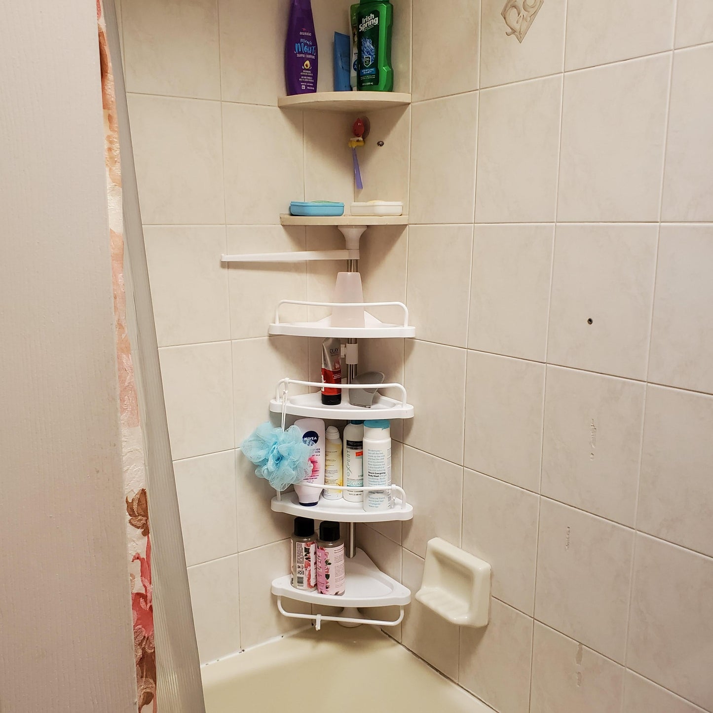 Tension Corner Shower Caddy - HWLEXTRA