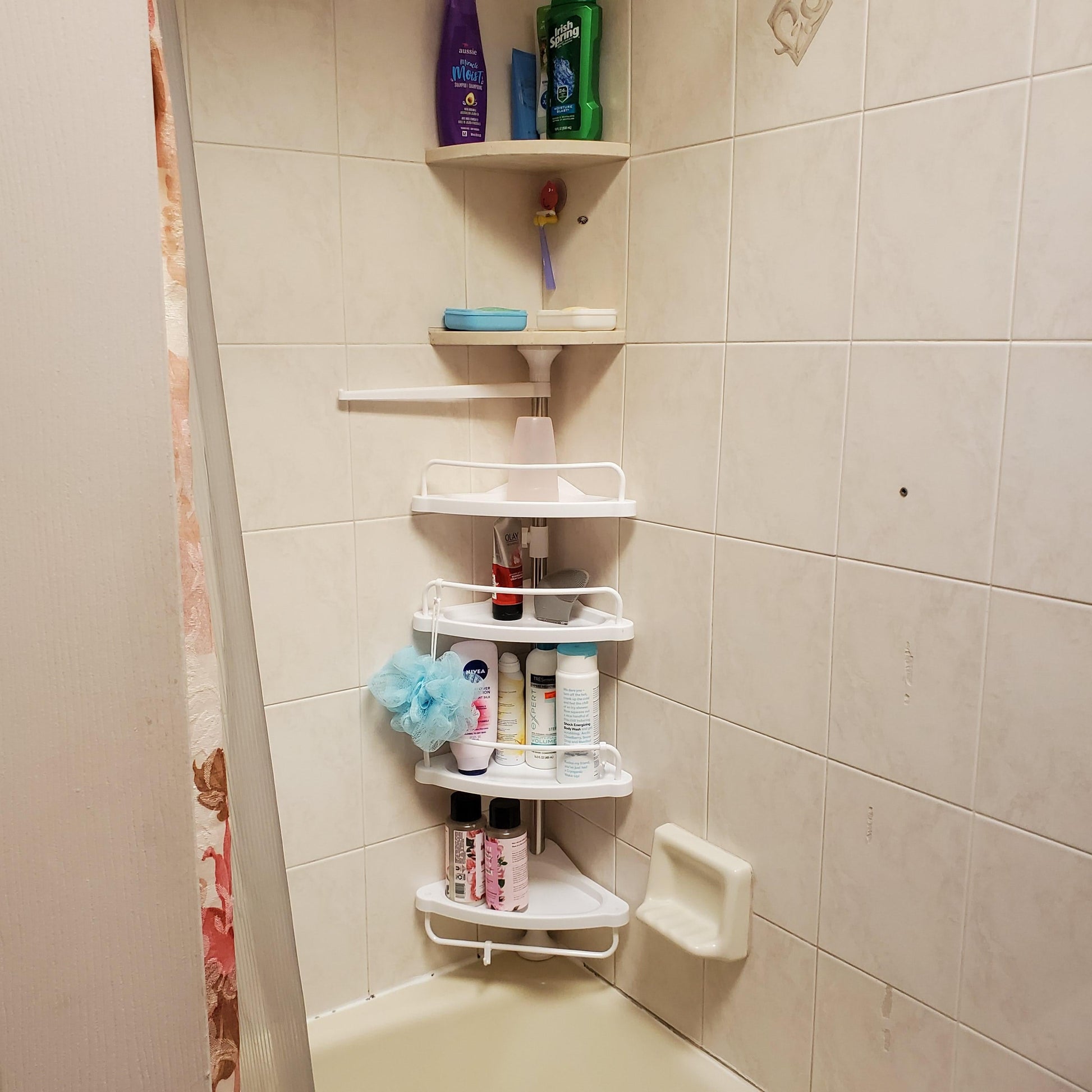Tension Corner Shower Caddy - HWLEXTRA