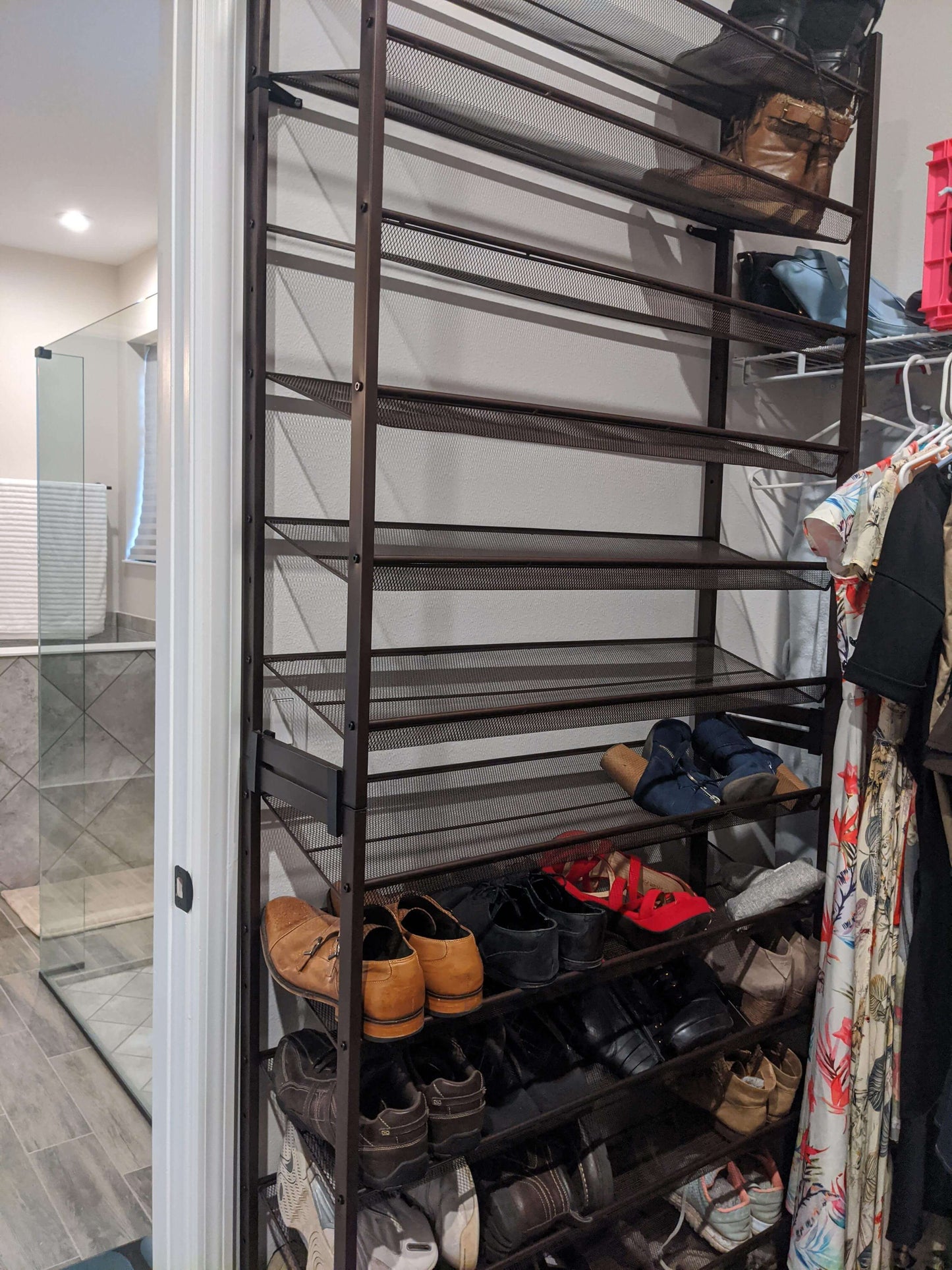 Adjustable 12-Tier Shoe Rack - HWLEXTRA