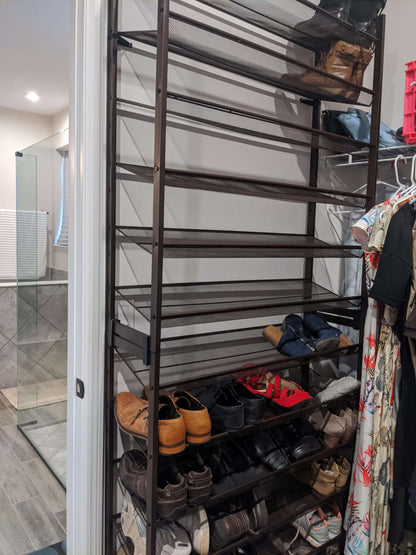 Adjustable 12-Tier Shoe Rack - HWLEXTRA