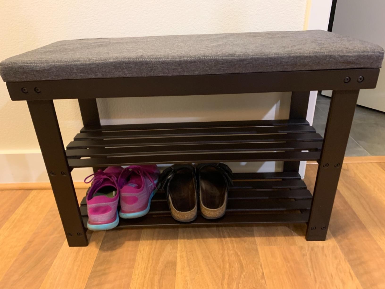 Shoe Organizer with Bench - HWLEXTRA