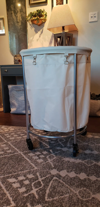 Round Laundry Cart - HWLEXTRA