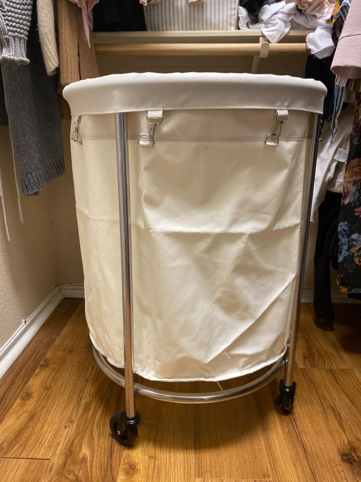 Round Laundry Cart - HWLEXTRA