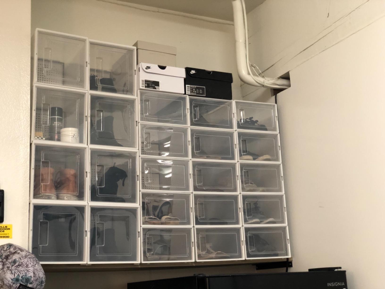 12 Stackable Shoe Boxes - HWLEXTRA