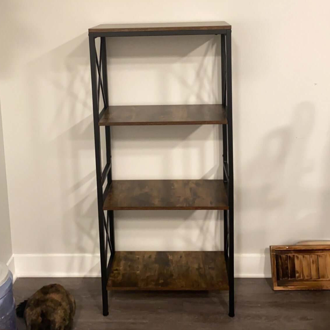 4 Open Shelves Bookcase - HWLEXTRA