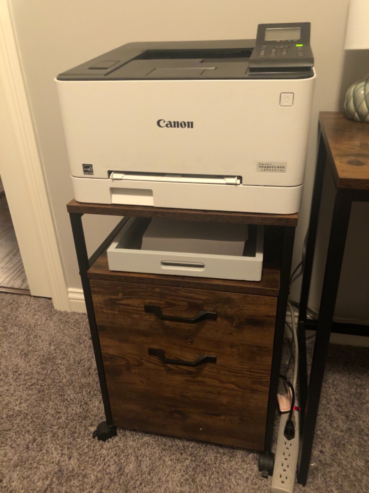 Industrial Brown File Cabinet with Drawer - HWLEXTRA