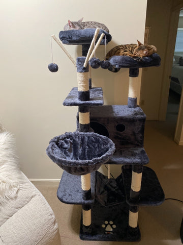 Cat Tree Smoky Gray - HWLEXTRA