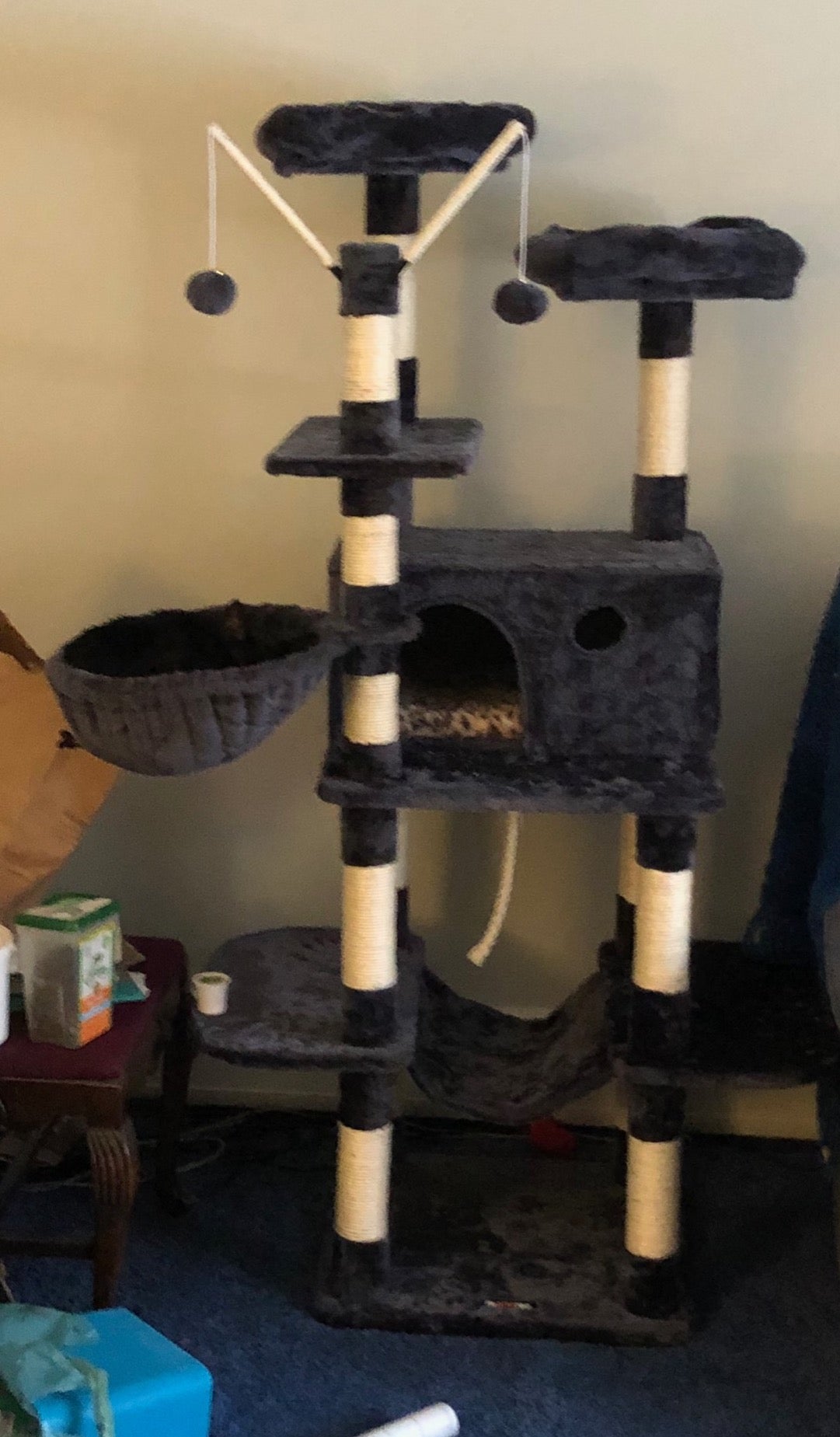 Cat Tree Smoky Gray - HWLEXTRA