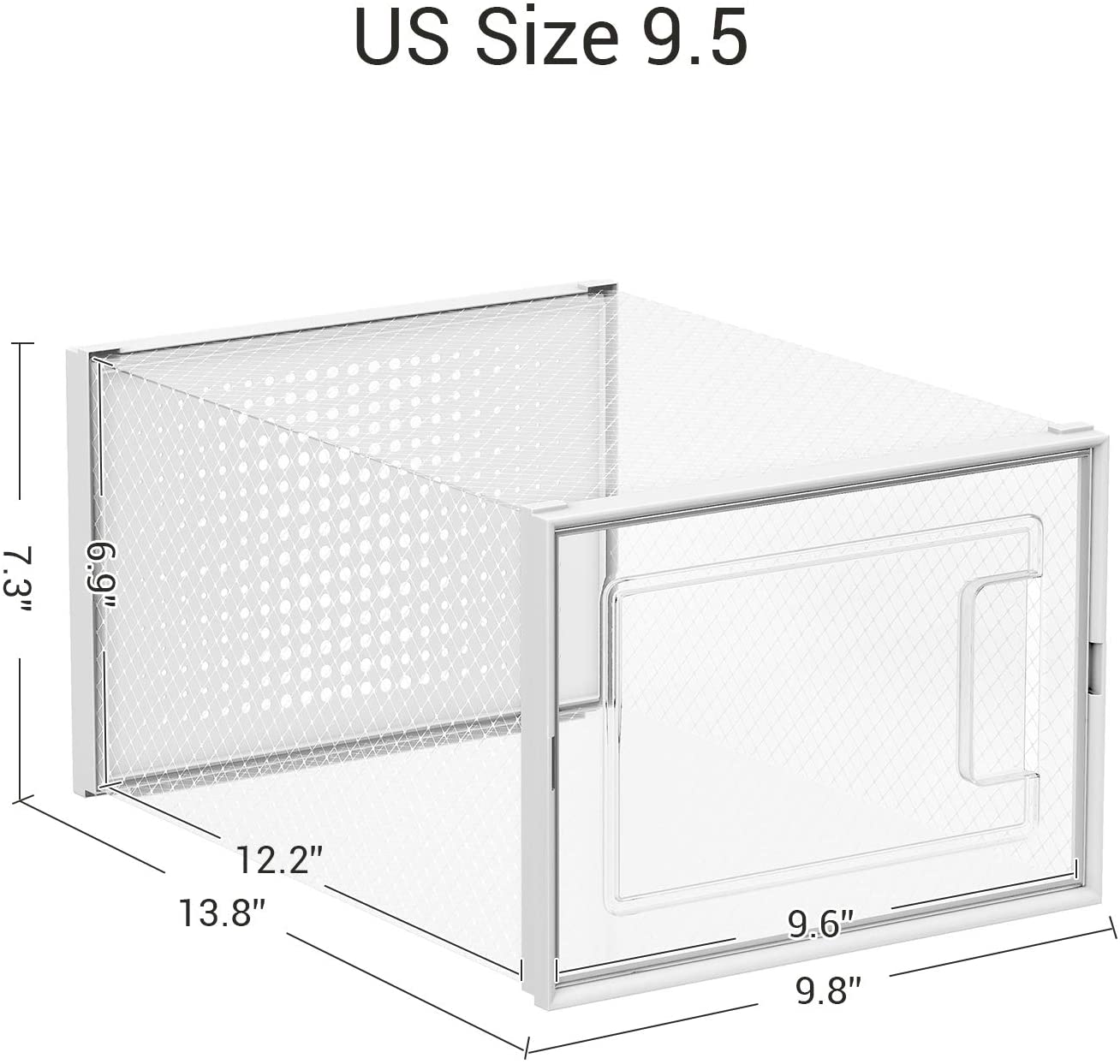 Pack of 18 Stackable Shoe Organizers - HWLEXTRA