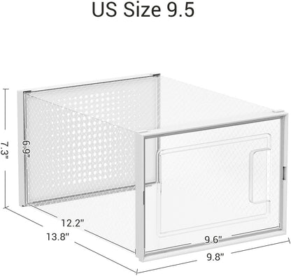 Pack of 18 Stackable Shoe Organizers - HWLEXTRA