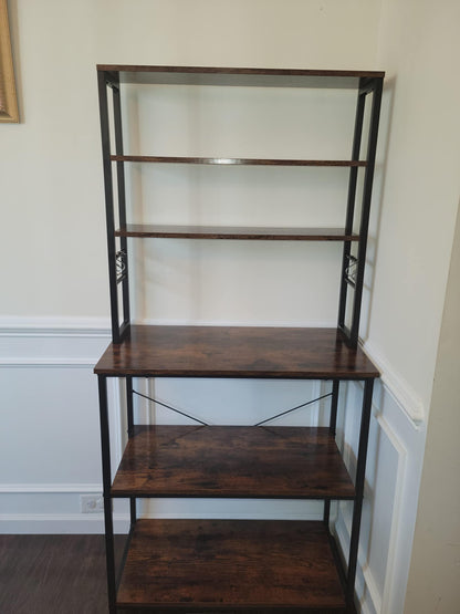 Baker's Rack, Microwave Oven Stand, 6-Tier Kitchen Utility Storage Shelf - HWLEXTRA 