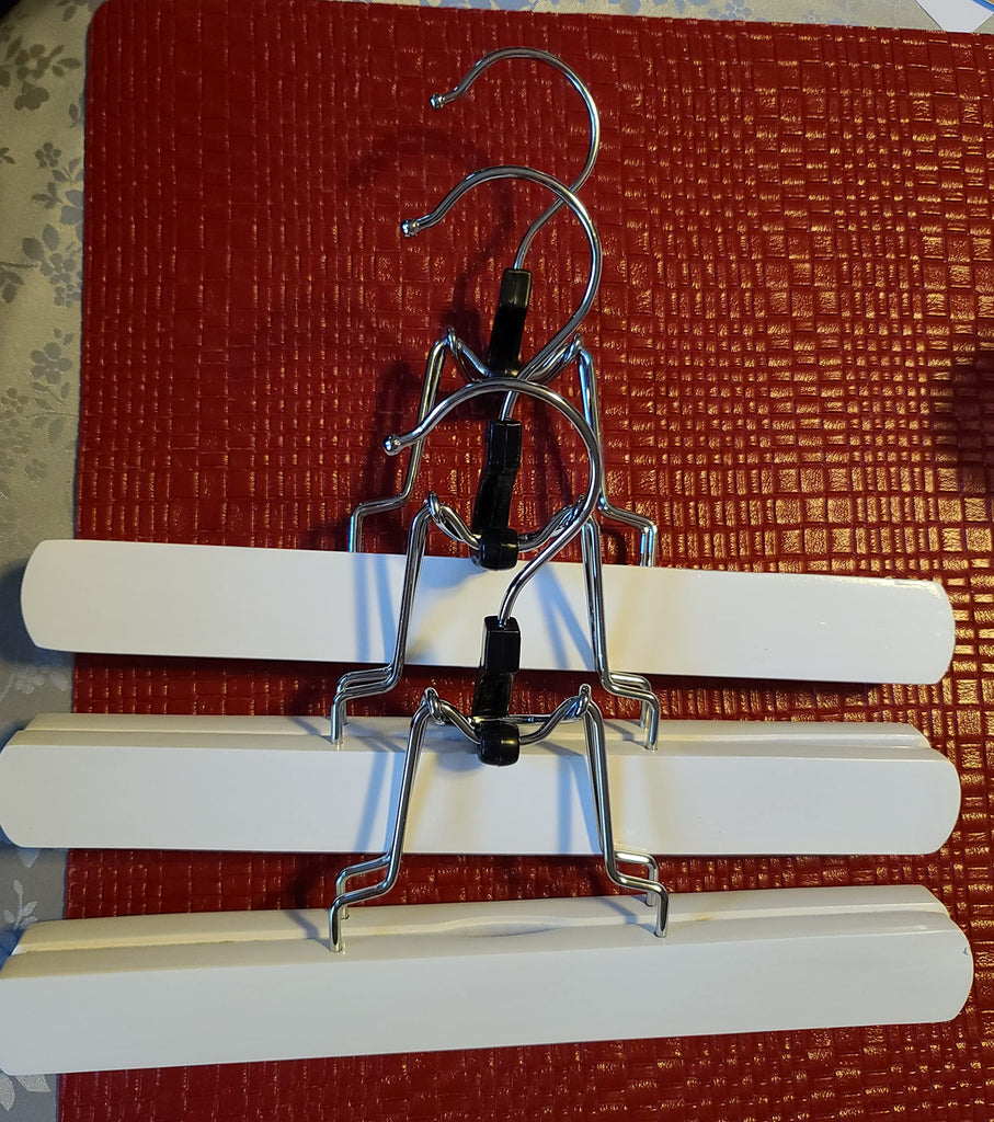 6142 Hanger Double Clip Trouser Rack, Plastic Drying Rack, Trouser Cli —  DeoDap