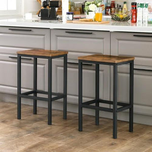 IRVING Rectangular Bar Stools (Set of 2) - HWLEXTRA