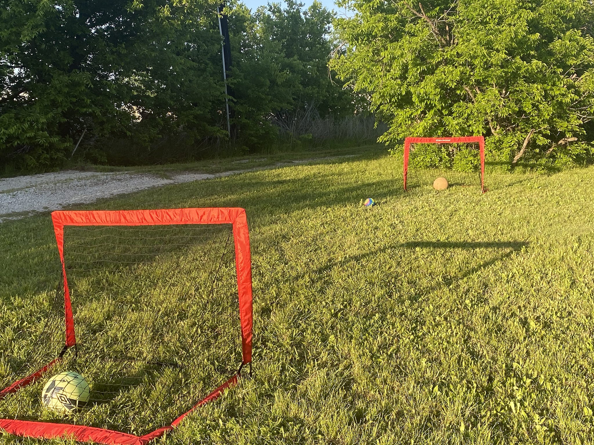 Soccer Goal net Set of 2,Backyards,Garden,Park, Beach, For Kid's, 4'x2.6'