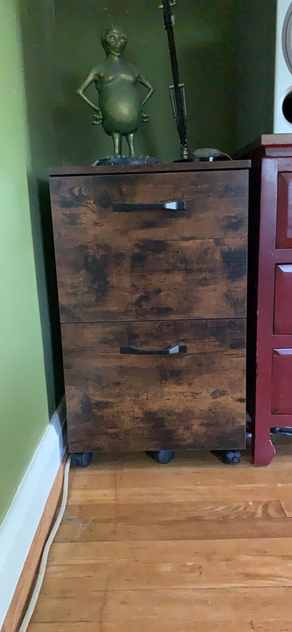 Industrial 2 Drawer File Cabinet - HWLEXTRA