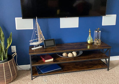 TV Stand, TV Table for up to 65-Inch TVs, Media TV Console with Shelves - HWLEXTRA 