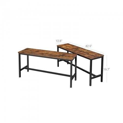 MARLEY  Dining Benches (Set of 2) - HWLEXTRA