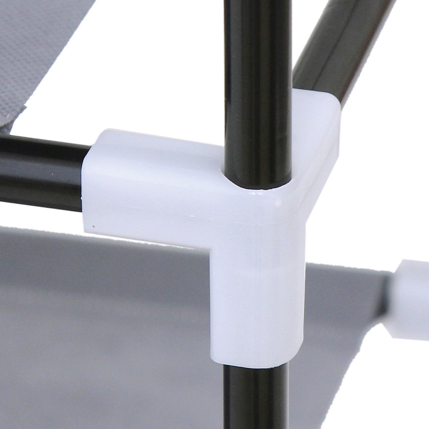 Gray Enclosed Shoe Rack - HWLEXTRA