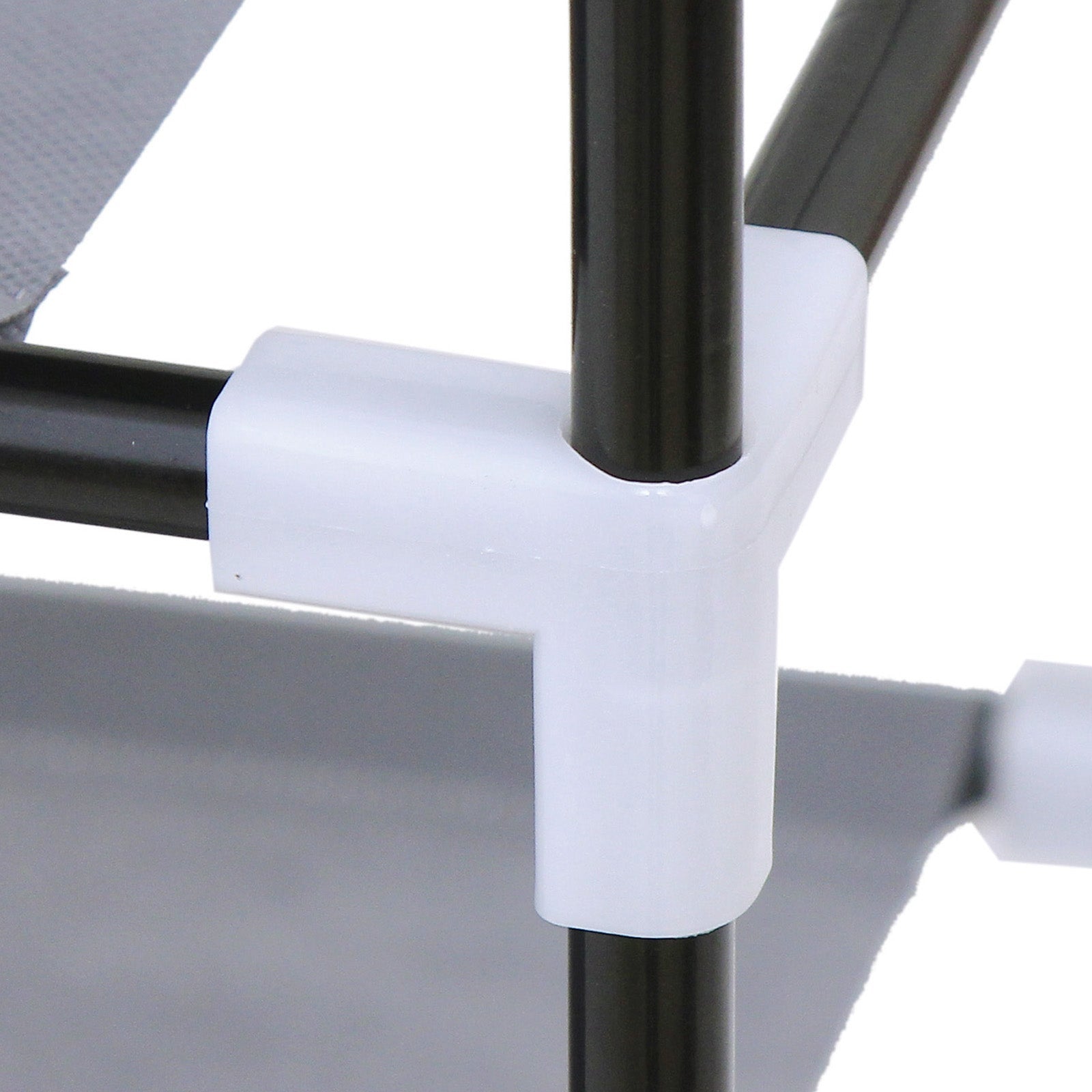 Gray Enclosed Shoe Rack - HWLEXTRA