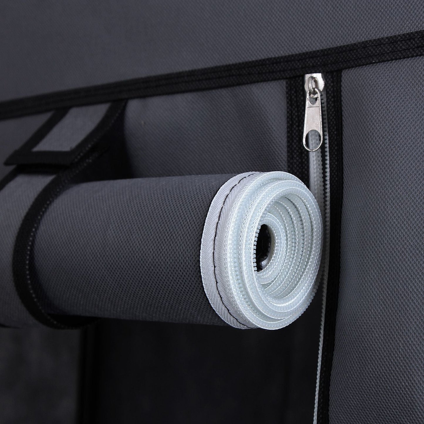 Grey Portable Clothes Closet - HWLEXTRA