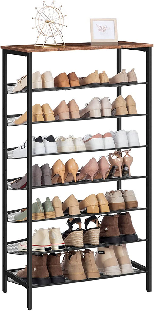 Kitsure Shoe Organizer - 8-Tier Large Shoe Rack for Closet Holds Up to