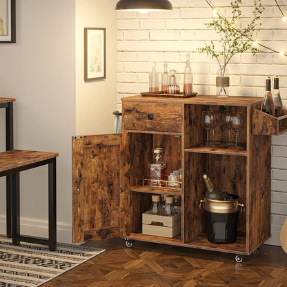Kitchen Island, Kitchen Storage Cabinet with Drawer