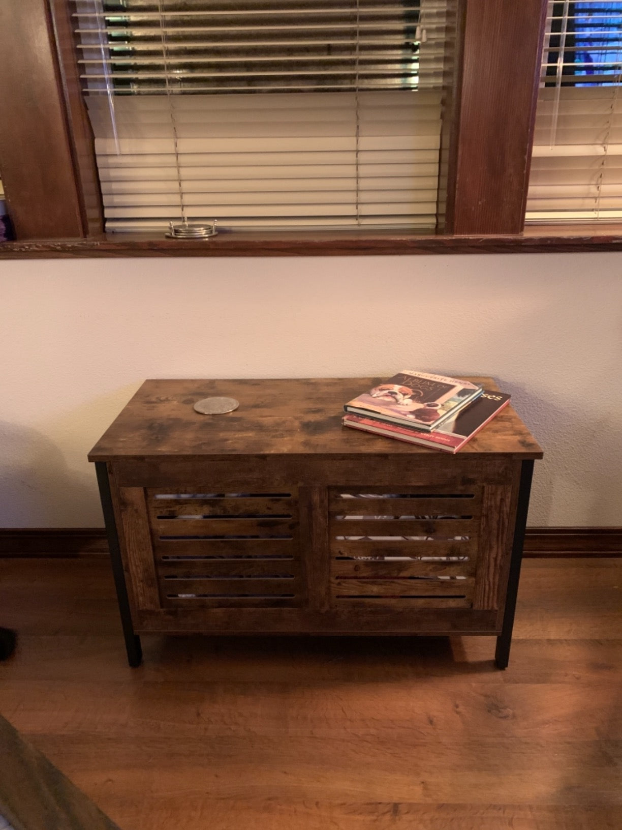 Storage Chest, Wooden Toy Chest, Retro Toy Box Organizer, Sturdy Storage Bench