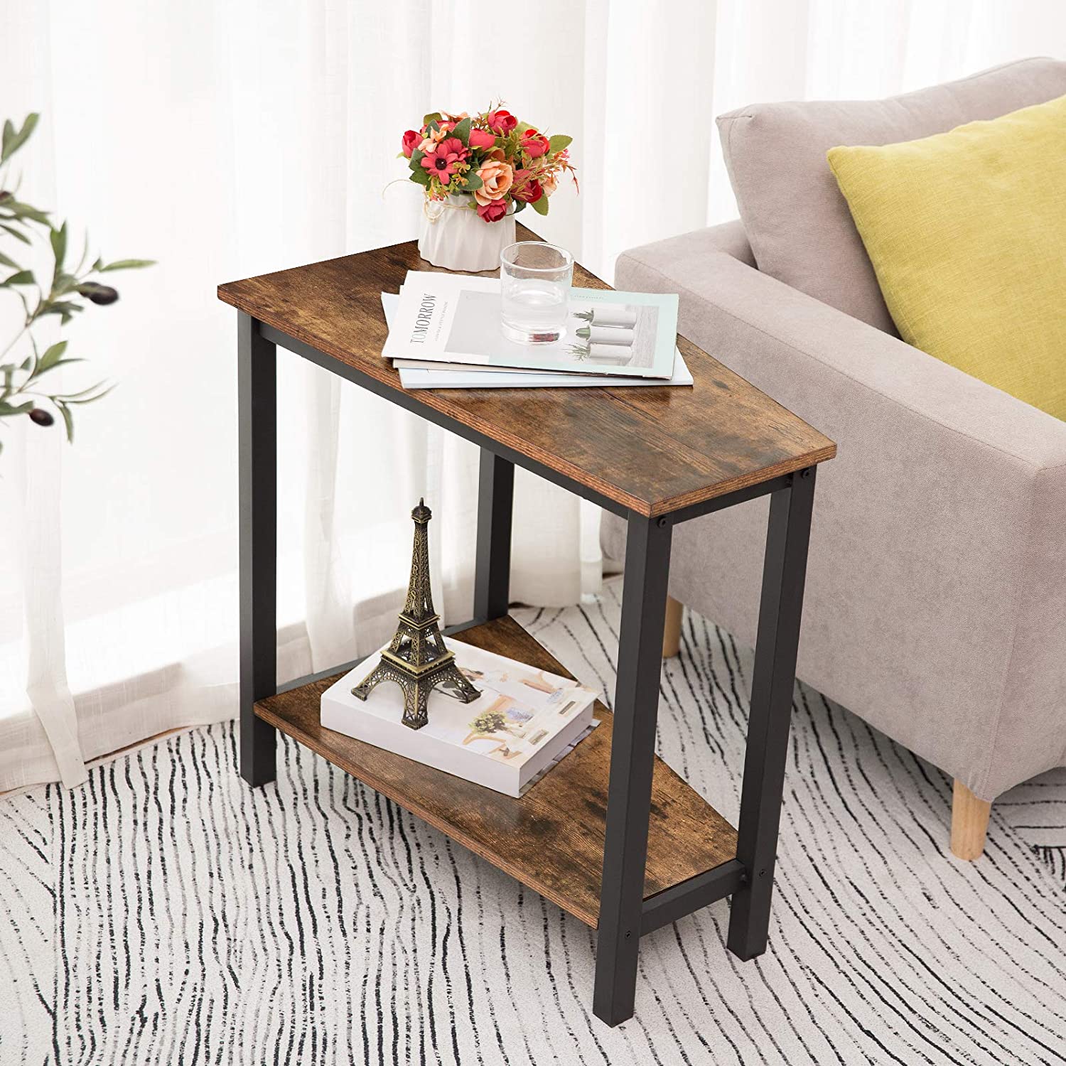 Wedge End Table, Recliner Wedge Side Table