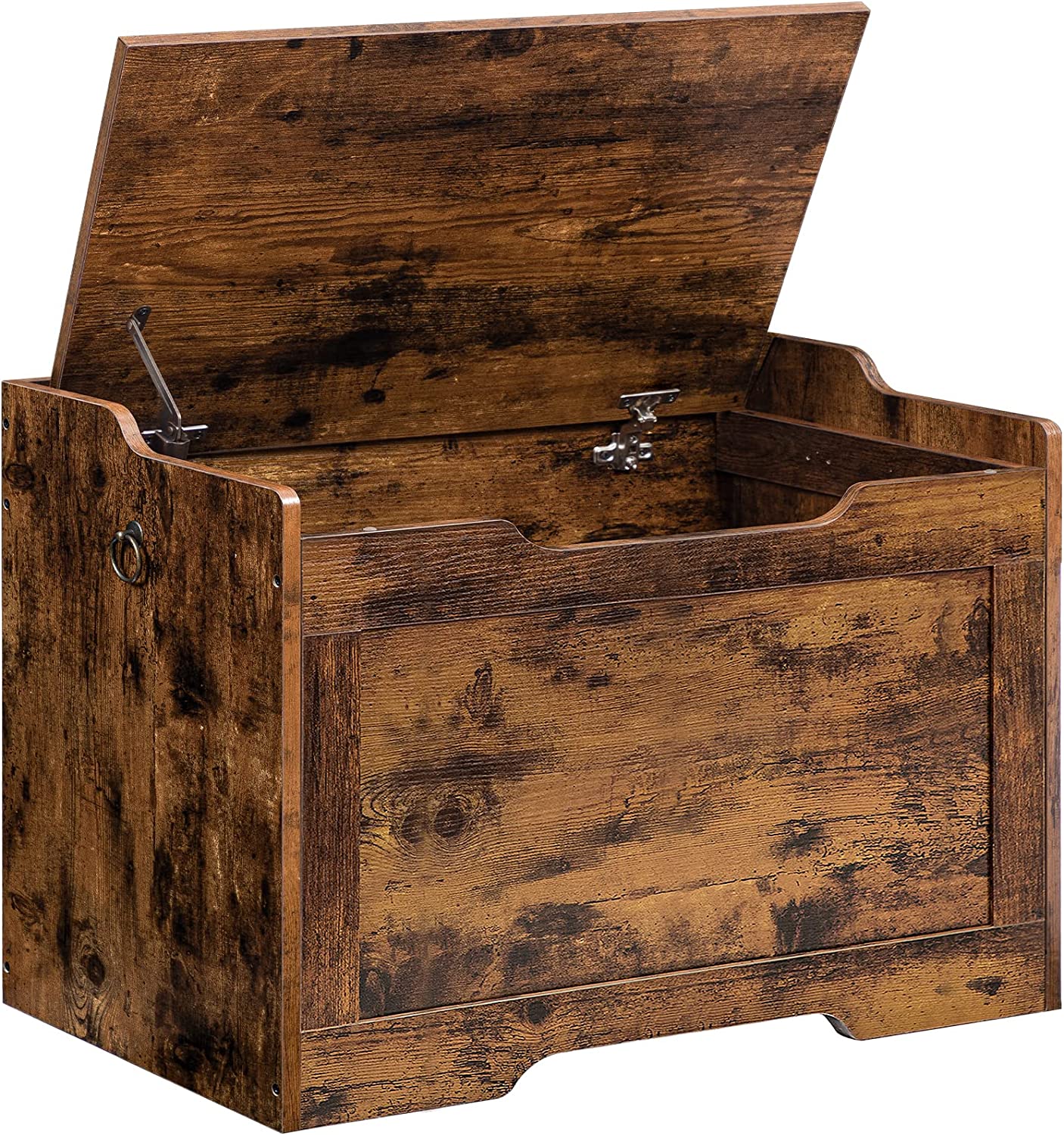 Storage Chest, Storage Bench with Safety Hinge, Retro Storage Organizer