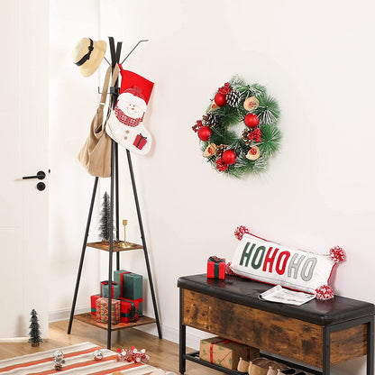 Coat Rack Stand, Entryway Hall Tree, Coat Tree Free Standing, Hallway Storage