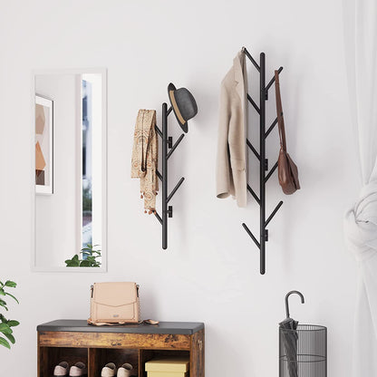 2 Pack Coat Rack Wall Mount, Coat Tree