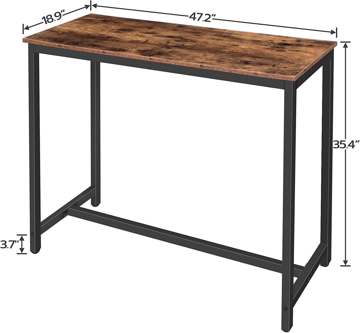 Bar Table, Rectangular Pub Table, Dining Table
