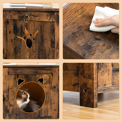 Cat Litter Box Enclosure Furniture