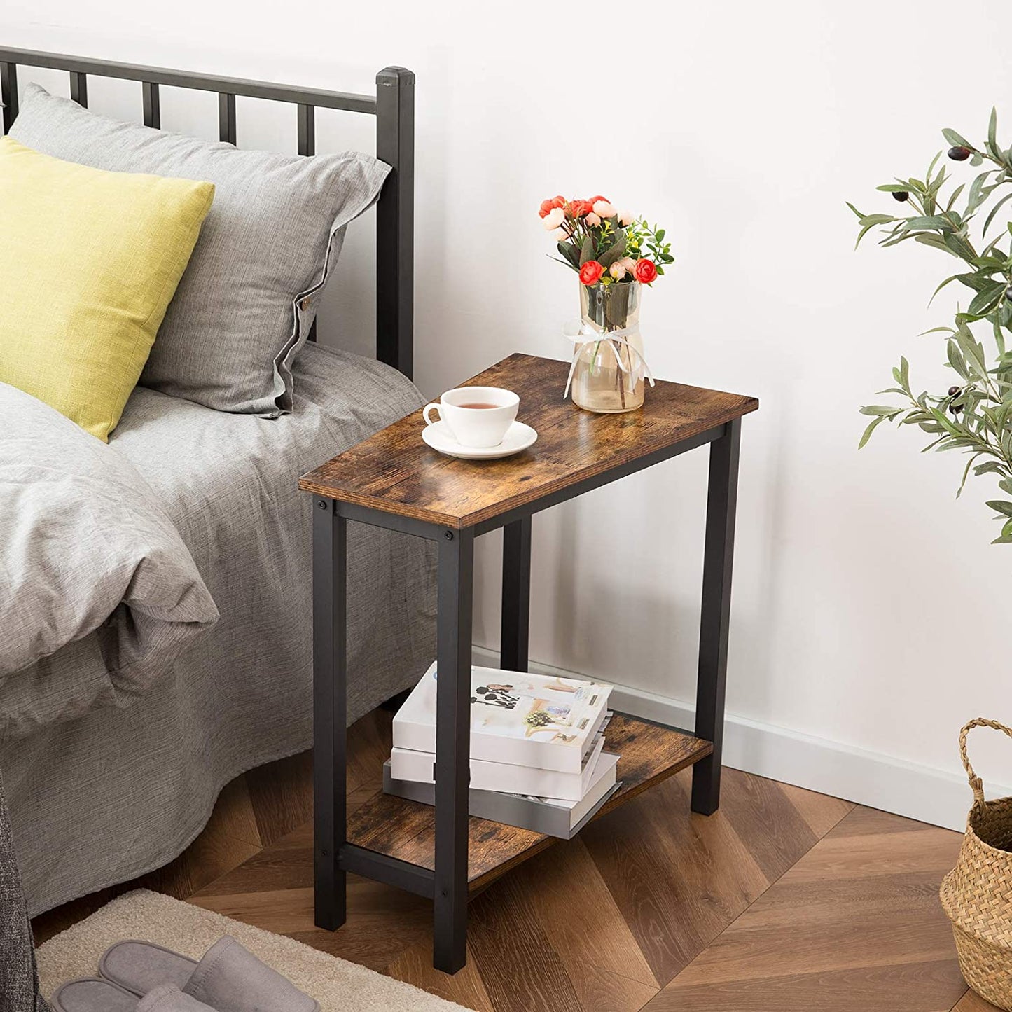 Wedge End Table, Recliner Wedge Side Table