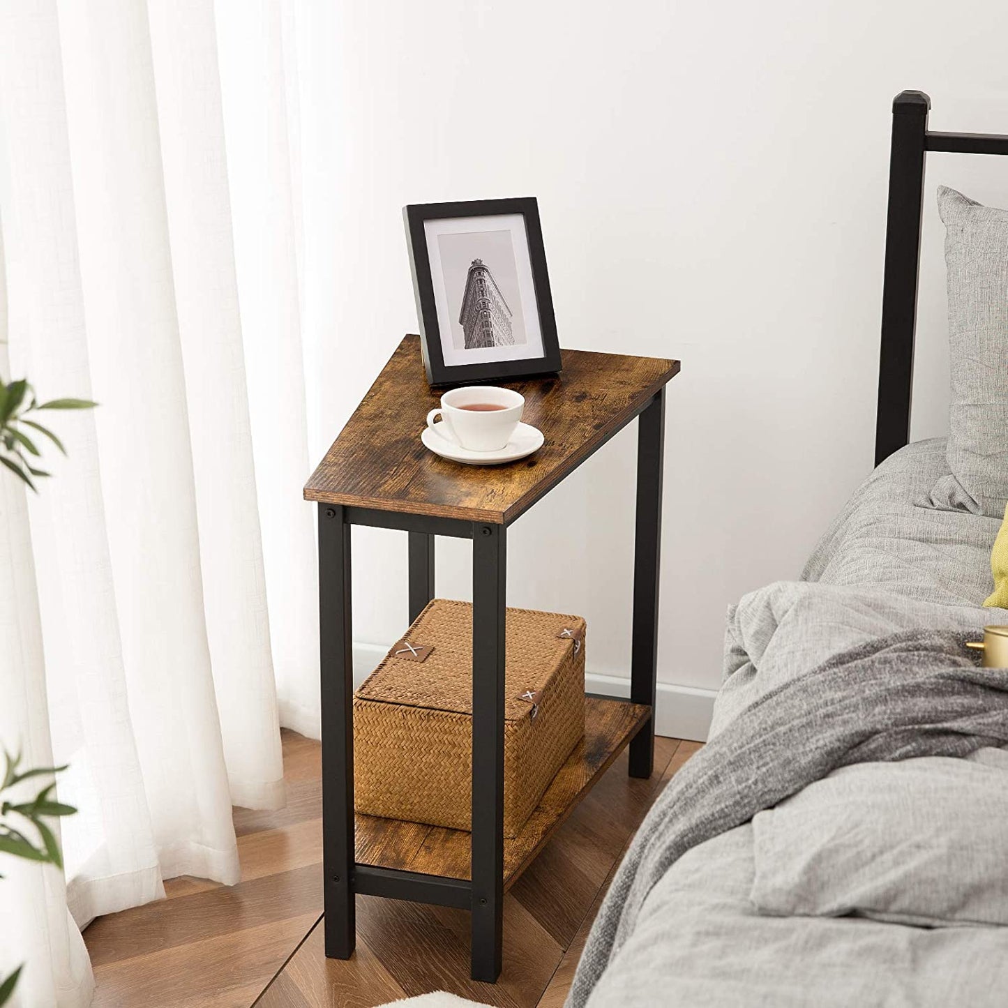 Wedge End Table, Recliner Wedge Side Table