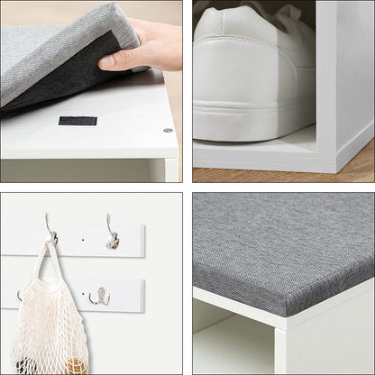 Coat Rack Shoe Bench, Storage Bench, Storage Cabinet