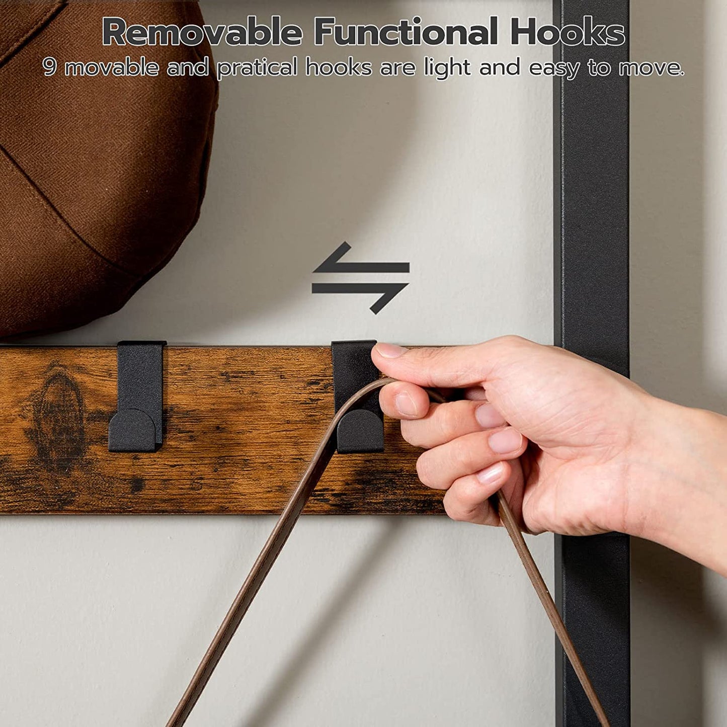 Coat Rack Shoe Bench, Hall Tree Entryway Storage Bench, Storage Shelf Organizer