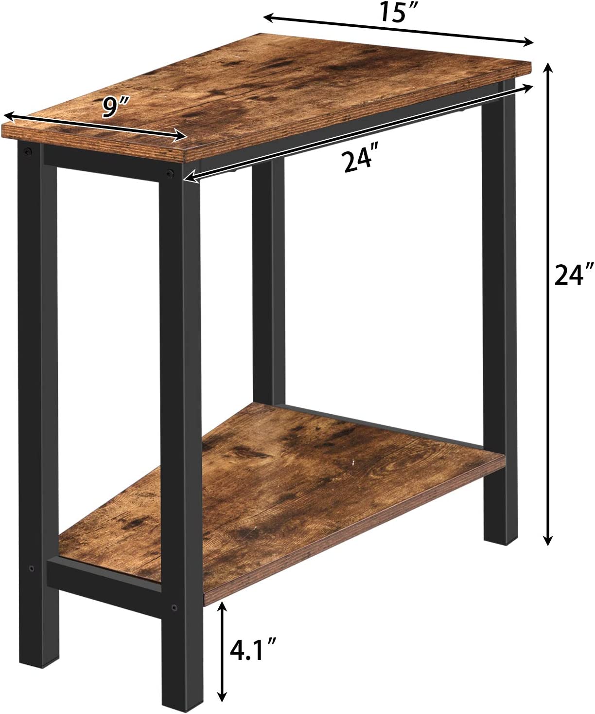 Wedge End Table, Recliner Wedge Side Table