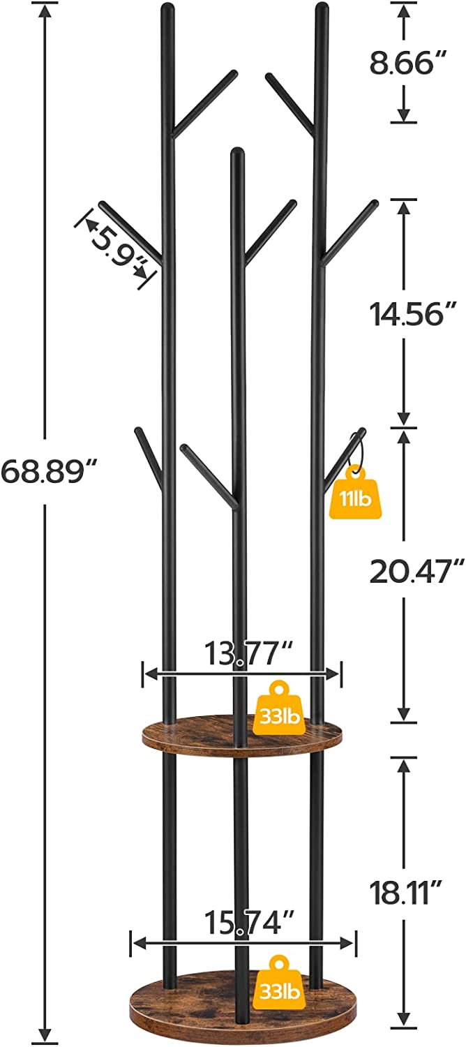 Coat Rack Freestanding, Coat Rack Stand, Hall Trees, Clothes Hanger Stand