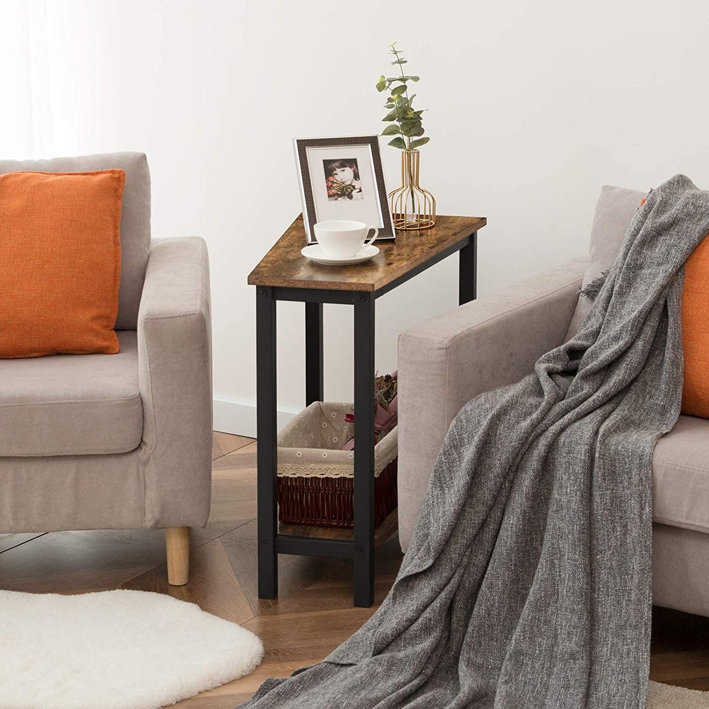Wedge End Table, Recliner Wedge Side Table
