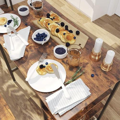 IRVING Bar Table With Shelves - HWLEXTRA